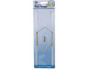 Bulk HH165 Large Brass-plated Decorative Plate Hanger