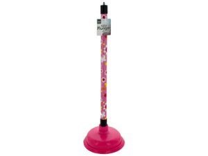 Bulk HH311 Floral Print Toilet Plunger