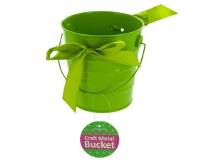 Krafters HH321 Mini Metal Craft Bucket With Ribbon