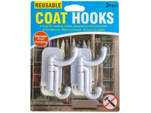 Bulk HH333 Reusable Coat Hooks Set