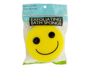 Bulk HH368 Emoticon Bath Sponge