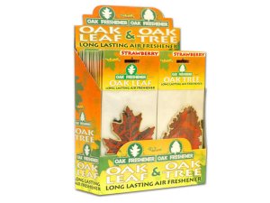 Bulk HH894 Oak Leaf  Oak Tree Air Freshener Countertop Display