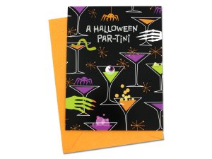 Bulk HM878 Halloween Quot;par-tiniquot; Invitations