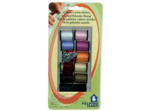 Bulk HR432 12 Spool Sewing Kit With Threader