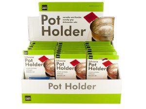 Bulk HW747 Silicone Pot Holder Countertop Display