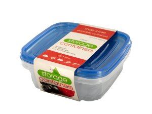 Bulk HW660 Square Food Storage Container Set