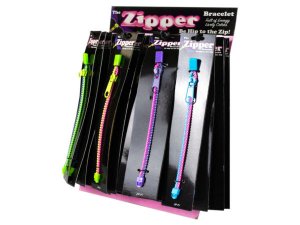 Bulk KA502 Zipper Bracelet Countertop Display