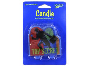 Bulk KH361 Top Secret Birthday Candle