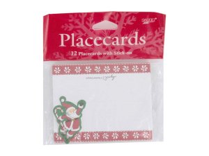 Bulk KJ329 Santa Swing Place Cards