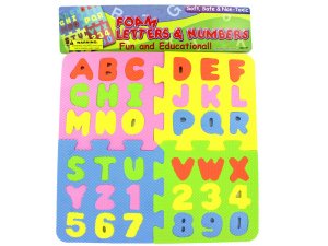 Bulk KK197 Foam Letter  Number Puzzle