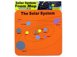 Bulk KL153 Solar System Foam Map Learning Kit