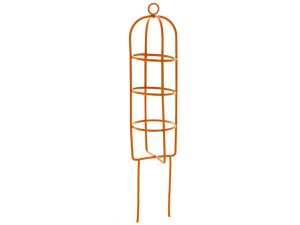 Bulk KL162 Fairy Gardening Orange Obelisk Topiary Frame