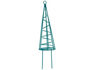 Bulk KL164 Fairy Gardening Turquoise Cone Topiary Frame