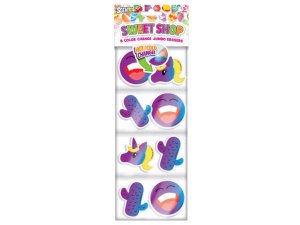 Bulk KK997 Sweet Shop Color Change Jumbo Erasers Set