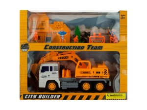 Bulk KL226 Friction Powered Loader Truck  Construction Team Set