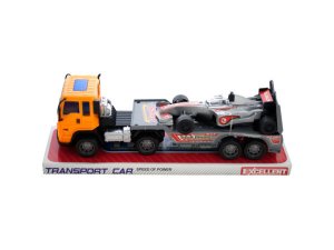 Bulk KL243 Friction Powered Trailer Truck With Race Car