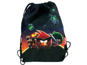 Bulk KL293 Angry Birds Drawstring Sling Backpack