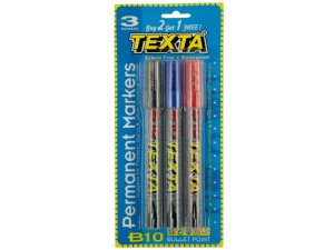 Bulk KL457 Bullet Point Permanent Markers Set