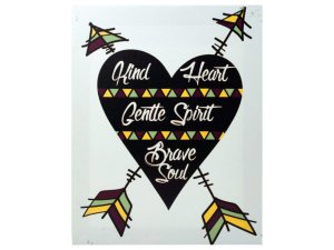 Bulk KL589 Kind Heart Canvas Art - 11039;039; X 7.5039;039;