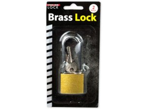 Sterling LL014 Long Shank Iron Padlock With Keys