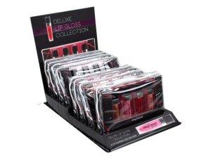 Bulk MK145 Deluxe Lip Gloss Set In Countertop Display