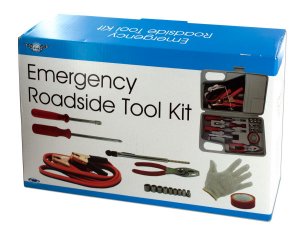 Bulk OB353 Emergency Roadside Tool Kit In Carrying Case