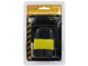 Sterling OB748 Laminated Weatherproof Padlock With Keys