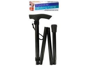 Bulk OB969 Adjustable Foldable Walking Cane