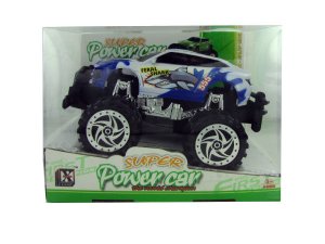 Bulk OC759 Friction Big Wheel Super Power Car