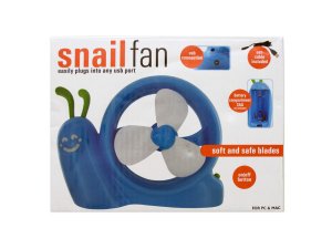 Bulk OD411 Battery Operated Snail Usb Fan