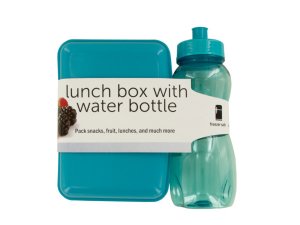 Bulk OD881 Lunch Box With 20 Oz. Water Bottle