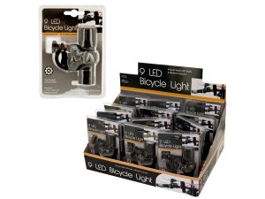 Bulk OD985 9 Led Bicycle Light Countertop Display