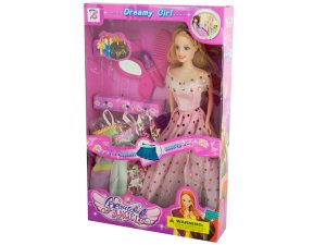 Bulk OF377 Dreamy Fashion Doll With Dresses  Accessories