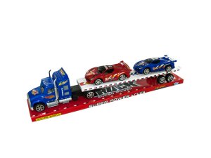 Bulk OF387 Friction Powered Semi Truck  Race Cars Set