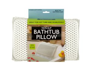 Bulk OF441 Non-slip Bathtub Pillow With Suction Cups