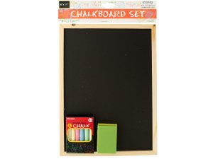 Bulk OF462 Wooden Chalkboard Set