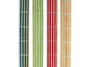 Bulk OF864 Roll-up Bamboo Placemats Set