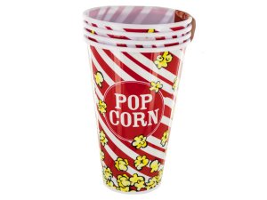 Bulk OF891 33 Oz. Red Popcorn Bucket Cups Set