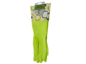 Bulk OL098 Bathroom Cleaning Gloves With Nylon Cuffs