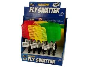 Bulk OL361 Telescopic Fly Swatter Countertop Display