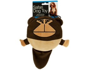 Bulk OL387 Safari Dog Squeak Toy