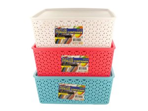 Bulk OL434 Multi-use Home Storage Container With Lid