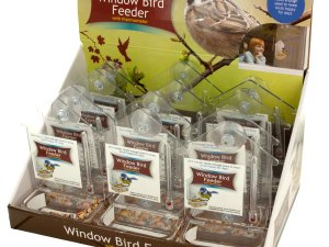 Bulk OL487 Window Bird Feeder Thermometer Countertop Display