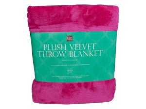 Bulk OL636 Super Soft Plush Velvet Fleece Throw Blanket