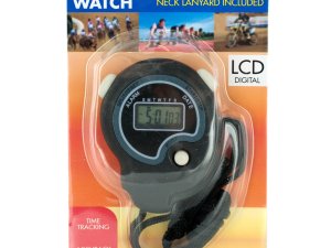 Bulk OL642 Sport Stopwatch With Neck Cord