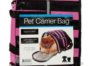 Bulk OL833 Vented Pet Carrier Bag With Reflective Stripes