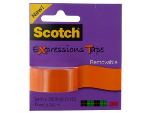 Bulk OP647 Orange Scotch Expressions Removable Tape