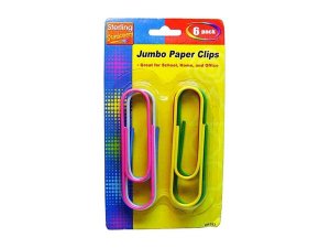 Sterling OR383 Colored Jumbo Paper Clips