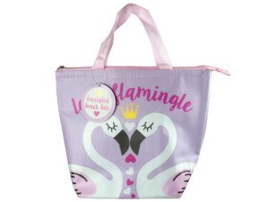 Bulk OP935 Let039;s Flamingle Insulated Lunch Tote