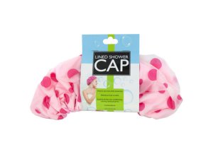 Bulk OS338 Microfiber Lined Shower Cap